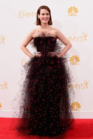 Sarah Paulson in Armani - Emmys 2014 red carpet photos.jpg